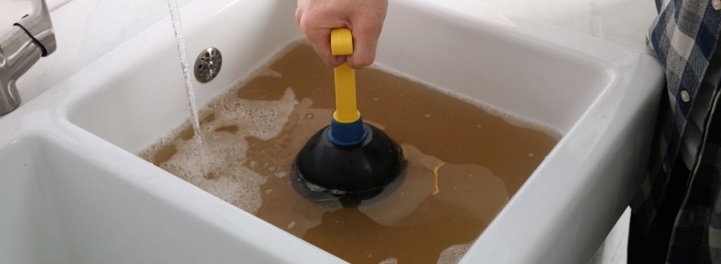 Clogged Basin