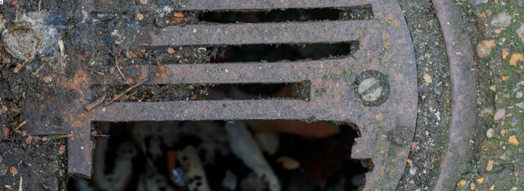 Blocked and Broken outside drain